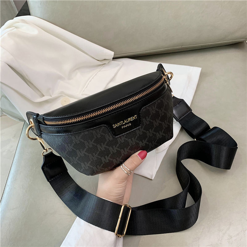 

Daily Bag High-Grade Chest Bag For Women 2021 New Trendy Korean Style Western Style Fashion All-Matching Waist Bag Ins Internet Celebrity Sh, Sky blue