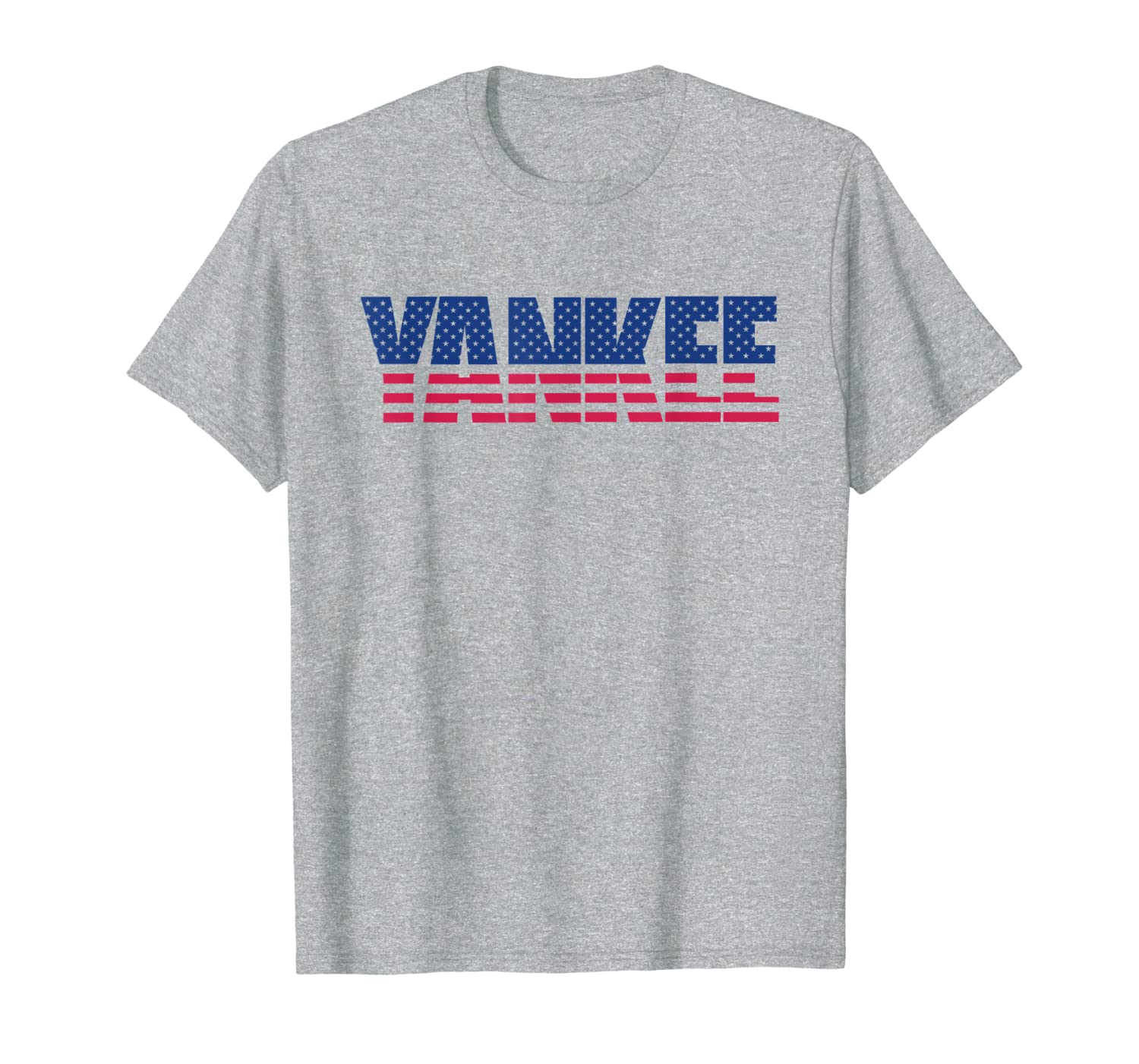 

YANKEE Love Freedom USA History Star Red White Blue America T-Shirt, White;black