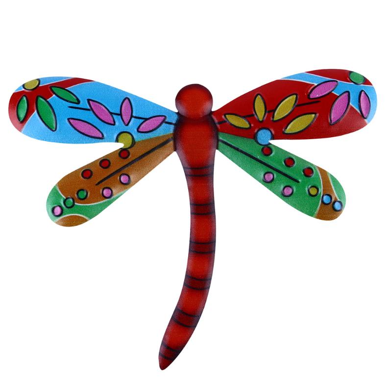 

Iron Art Dragonfly Hanging Ornament Wall Decorations Craft Garden