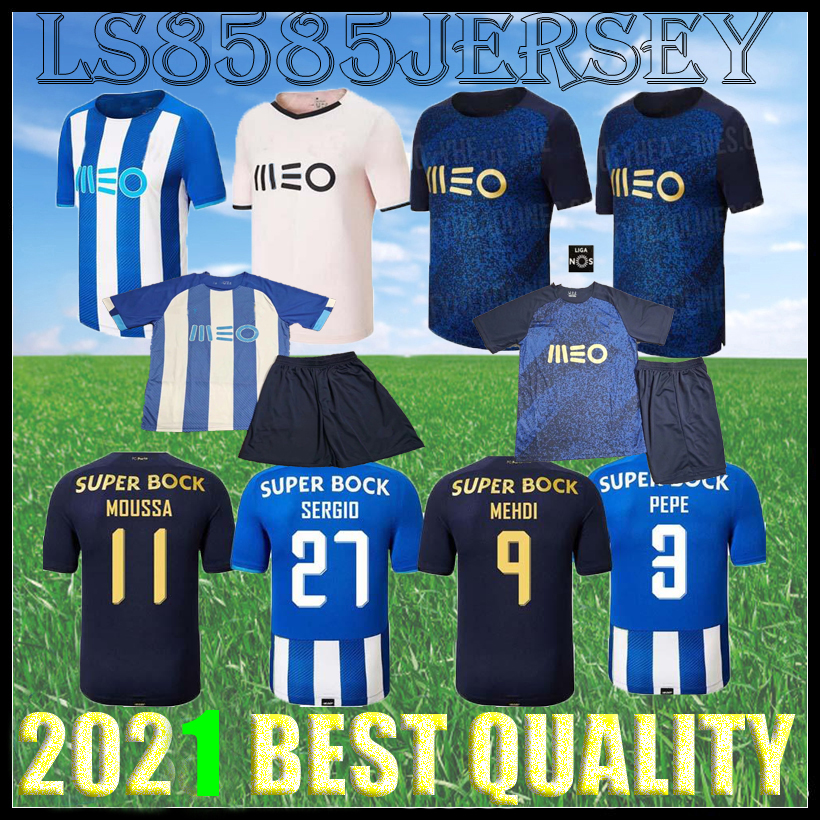 

21 22 PORTO Soccer jersey PEPE ABOUBAKAR NAKAJIMA MARCANO fc classic sports bola de futebol uniform 2021 2022 ALEX TELLES home football shirt Adult+kids sets, Adutlt kit