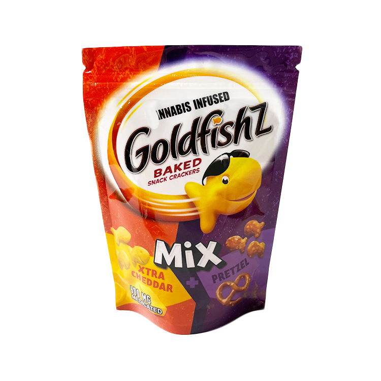 

Edible packaging mylar bag 600mg Fritos Ruffles Takis Doritos Goldfishz chees's lay's Cereal snacks smell proof food grade plastic bags stand up pouch
