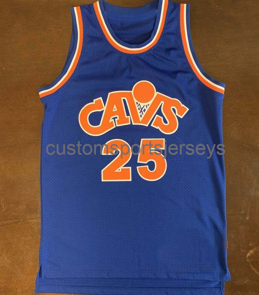 

Mens Women Youth Rare Mark Price Basketball Jersey Embroidery add any name number, Blue