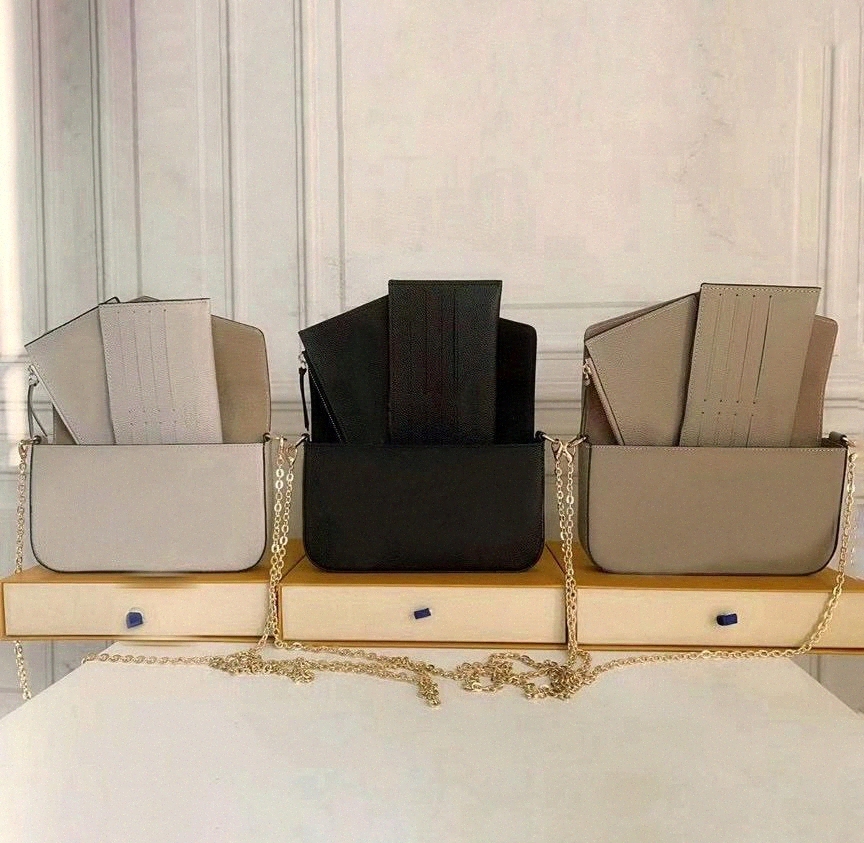 

Evening Bags Leather clutch for women corss body card holder fashion chain purse lady shoulder bag handbag viuton mini vutton package louise handbags