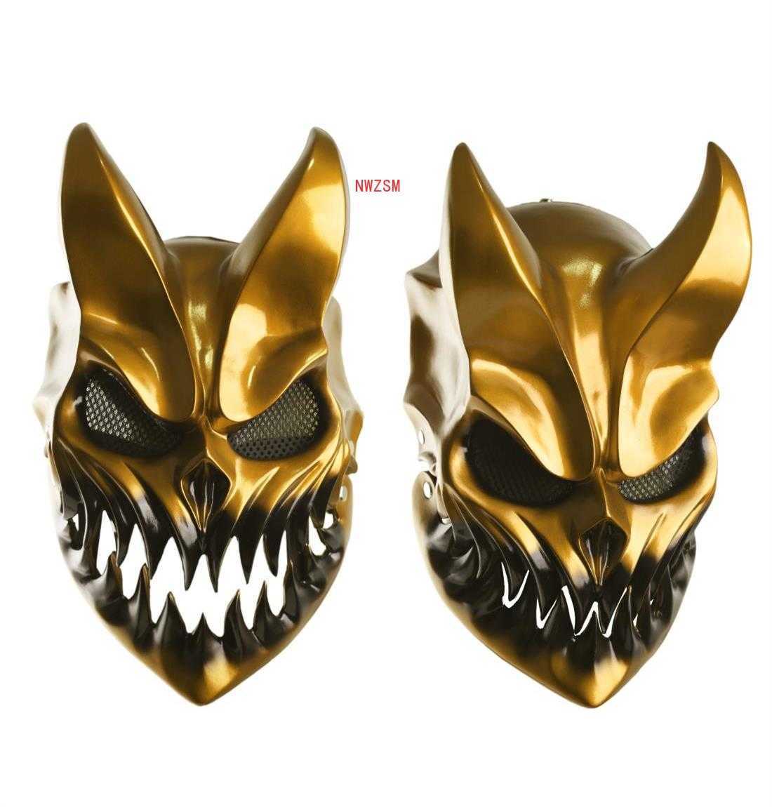 

Halloween Slaughter To Prevail Mask Deathmetal Kid of Darkness Demolisher Shikolai Demon Masks Brutal Deathcore Cosplay Prop G0925