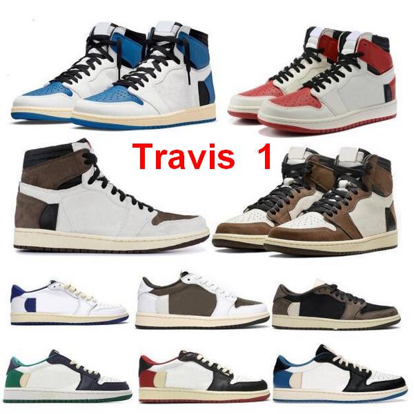 

Travis Scotts 1 1s Low High Og Top Men Basketball Shoes x Fragment Sp Ts 2022 Designer Women Mocha University Blue Chicago Lows Trainers Sneakers
