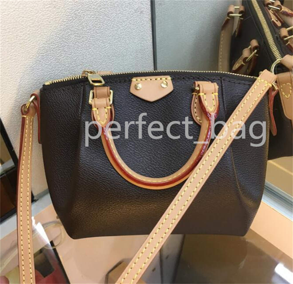 

High quality free bronzing brand genuine leather handbag ladies fashion shoulder bag handbag with shoulder strap messenger, Brown