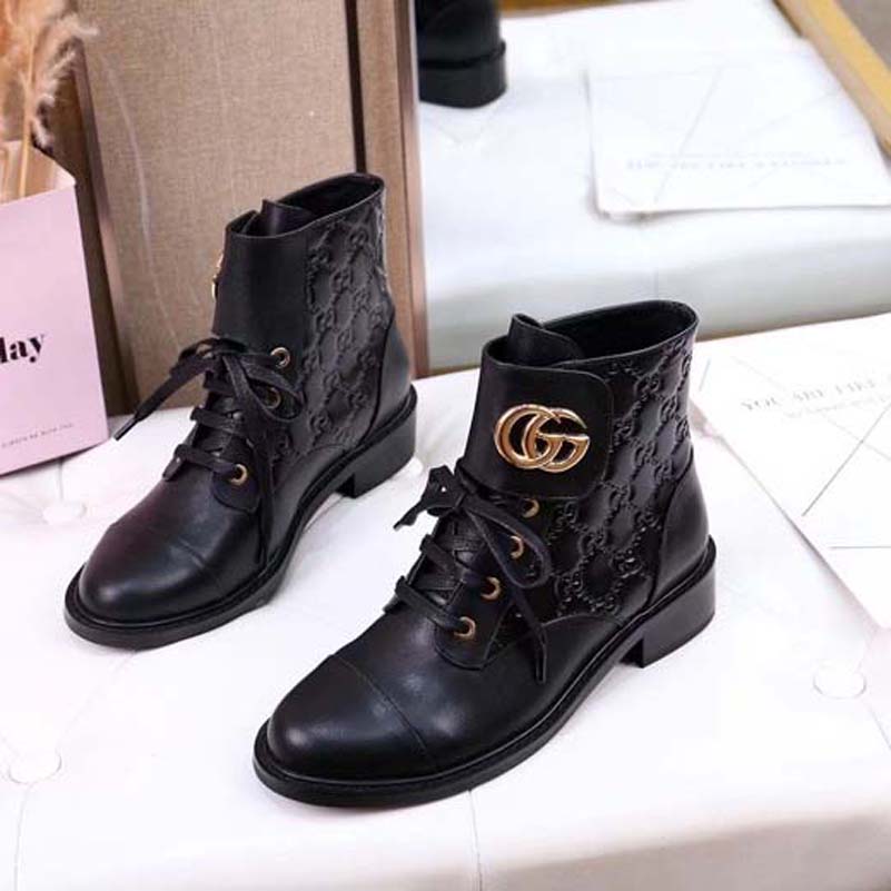 

Quality fashion leather star women Designer boots martin short autumn winter ankle Exquisite woman shoes cowboy booties bagshoe1978 24, #5