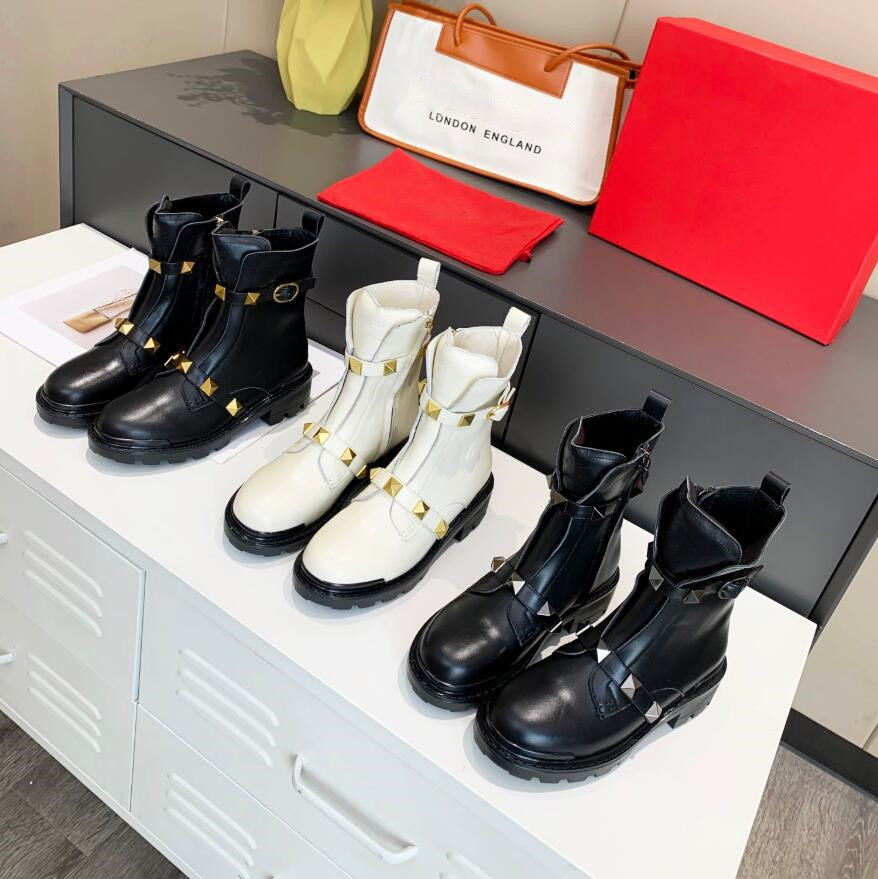 chunky heel platform combat boots