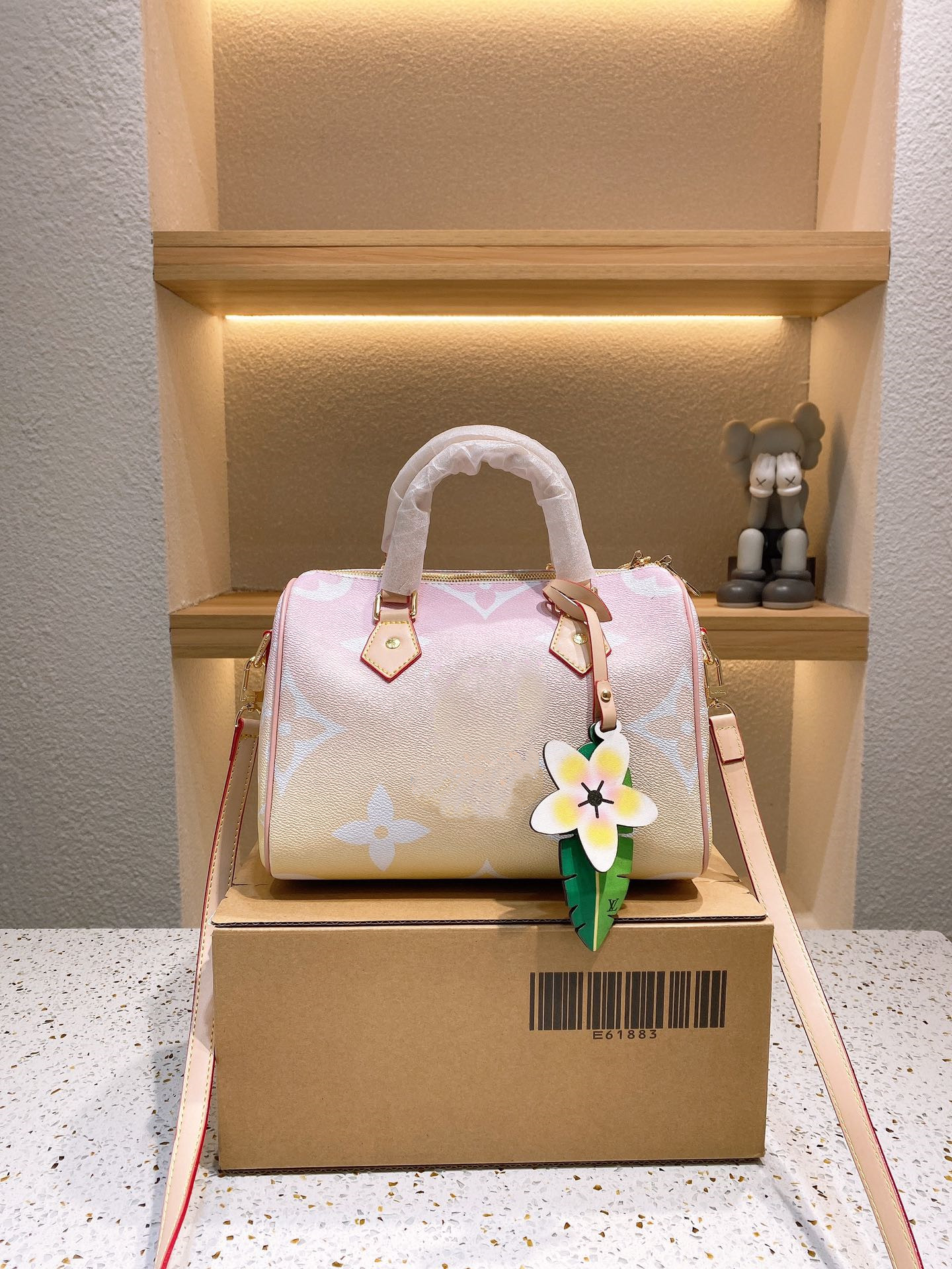 

5a quality luxury design imitation brand ladies pillow bags fashion gradient cowhide wallet messenger handbag with dust bag and packing box