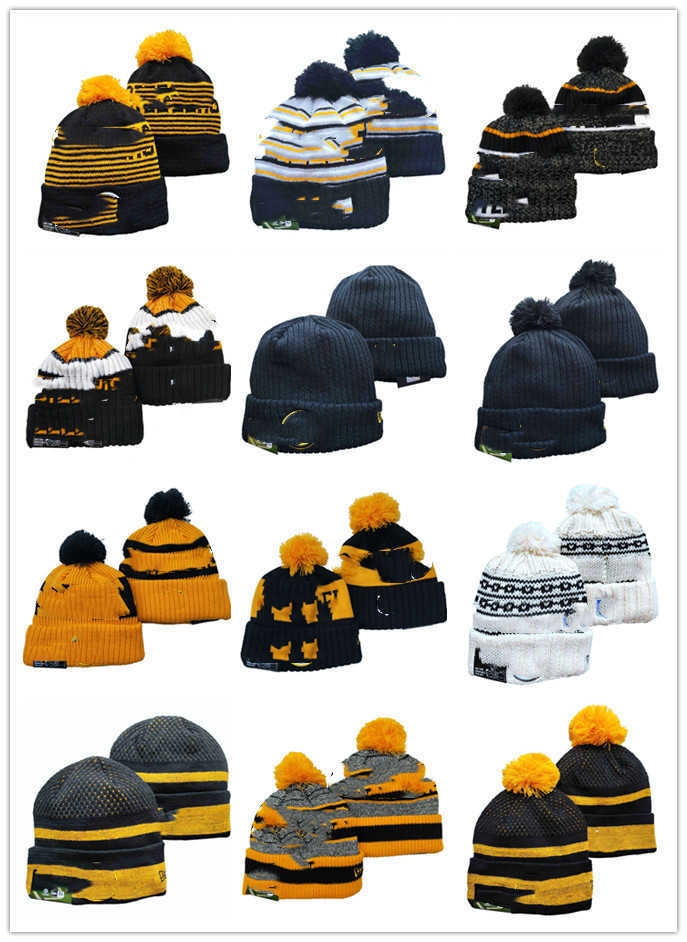 

Pittsburgh's Steelers's Football Hat Cap Winter Cashmere Sports Caps Hats Beanies