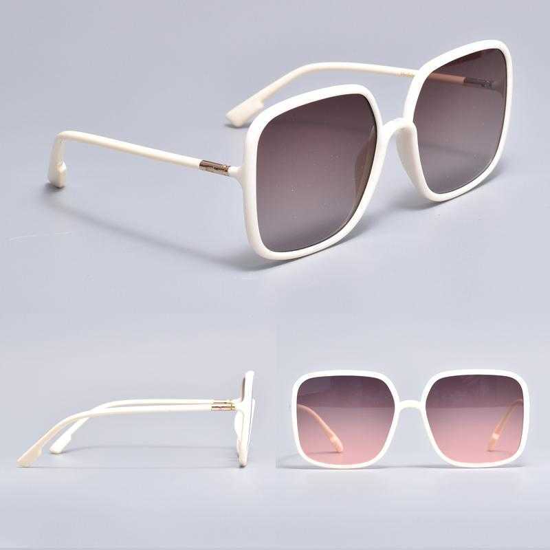 

Designer Ray Sunglasses Italian Women Sun Glasses STELLAIRE Big Square Plate For, White;black