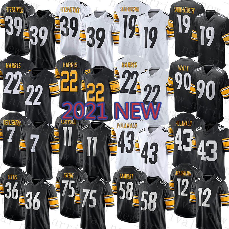 

Mens Women Youth 22 Najee Harris 90 T.J. Watt Football Jersey Juju Smith-Schuster Chase Claypool Ben Roethlisberger Minkah Fitzpatrick Devin Bush Troy Polamalu Haden, Mens-gangren