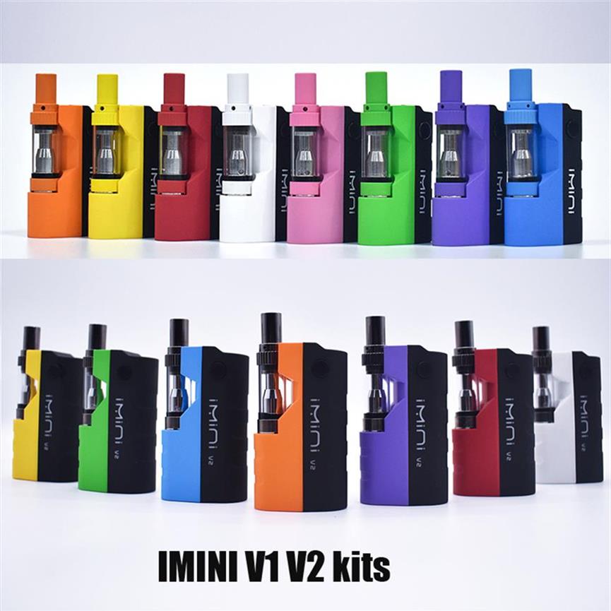 

Authentic Upgraded Imini V1 V2 Mod Kit 650mAh Preheat Box Battery Variable Voltage with 0.5ml 1.0ml Vape Cartridge Pen for Thick Oil xx, Mixed colors or remark