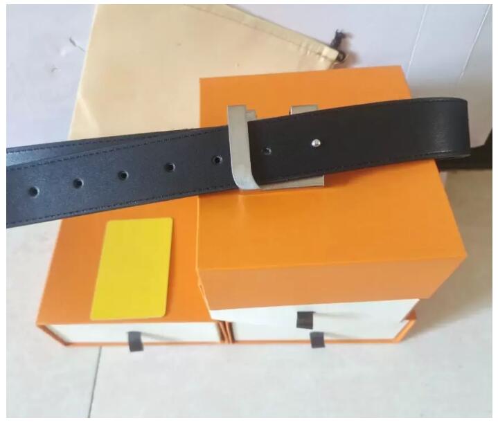 

2021 Fashion Big buckle genuine leather belt NO box designer belts men women high quality new mens belts AA6