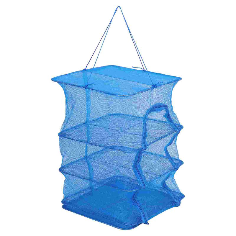 

Hangers & Racks 1pc Vegetable Fish Foldable Drying Net Hanging Mesh Dryer