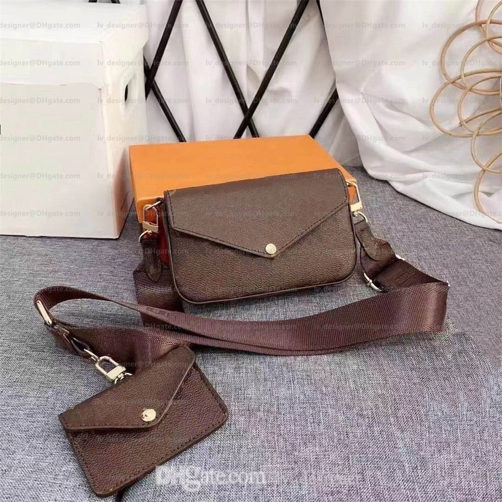 

2021 Womens Bags Luxurys Designers France Style Shoulder Bag Messenger Pouch Men Women Lady Leather Handbags Coin Purse Key Mini Wallet