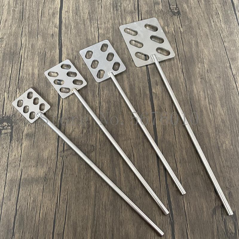 

Lab Supplies 1pcs Stainless Steel Square Type Blade Paddle Leaf-width 40mm 50mm 60mm 80mm Impeller Stirring With Rod For Sitrrer