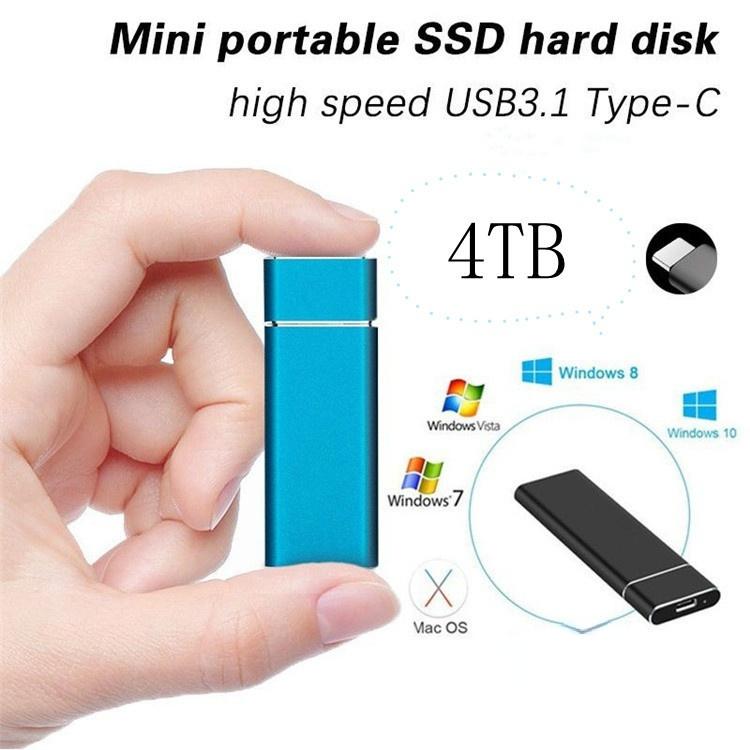 

External Hard Drives M.2 SSD 2TB 1TB Storage Device Drive Computer Portable USB 3.1 Mobile Solid State Disk For PS4 PC Laptop