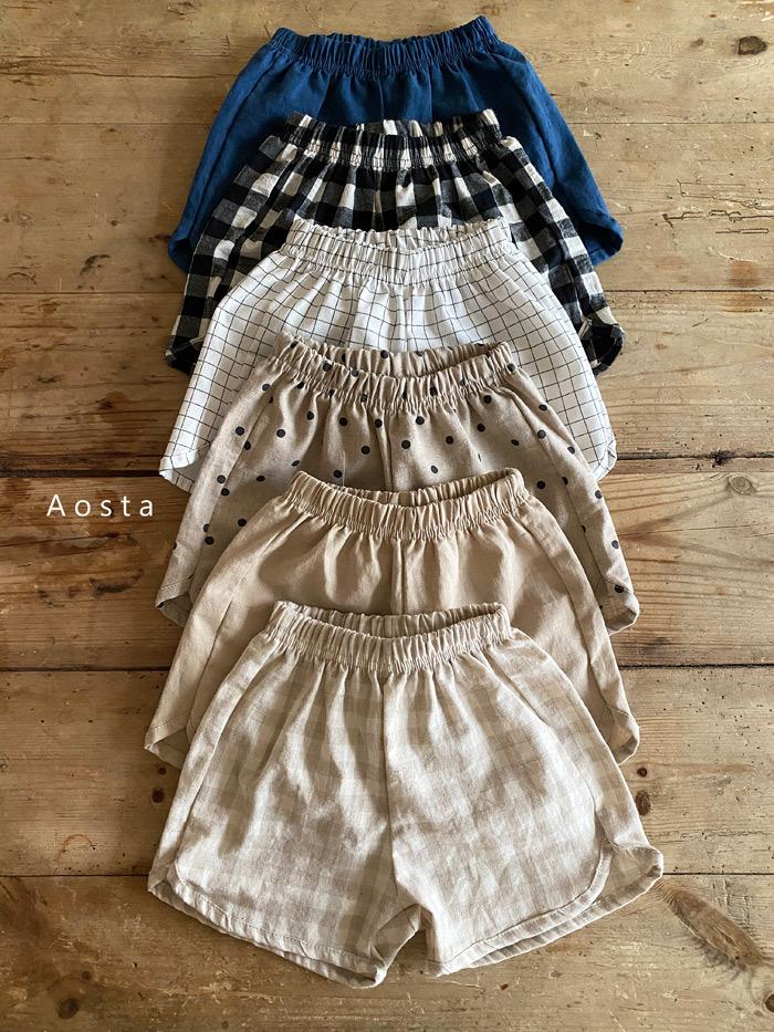 

Shorts 2021 Summer Children Boy Girl Cotton And Linen Loose Pant Toddler Baby Cute Plaid Printed 12M-5T, Black
