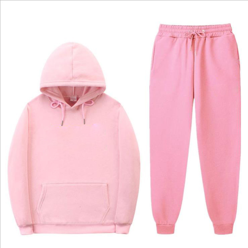 

Plus Size Tracksuits Two Piece Pants Women 11 colors Classic Letter Pattern Print Unisex Sweatsuits Autumn Outfits, Gray