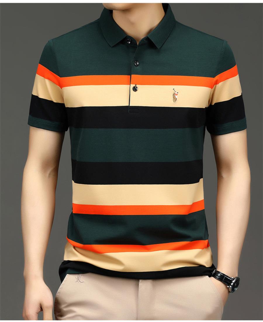 

Men's Polos Summer Crop Top Collared Camisas De Hombre high-quality Fashion Cardigan vintage clothes Luxurys Designers Shirt short sleeves Men Clothing man Dress