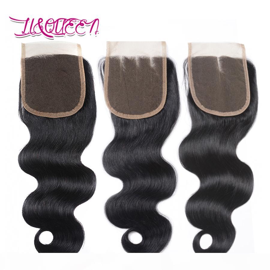 

Body Wave Top Closures Brazilian Virgin Hair Closure Natural Color Brazilian Body Wave Queen Lace Closure, Black;brown