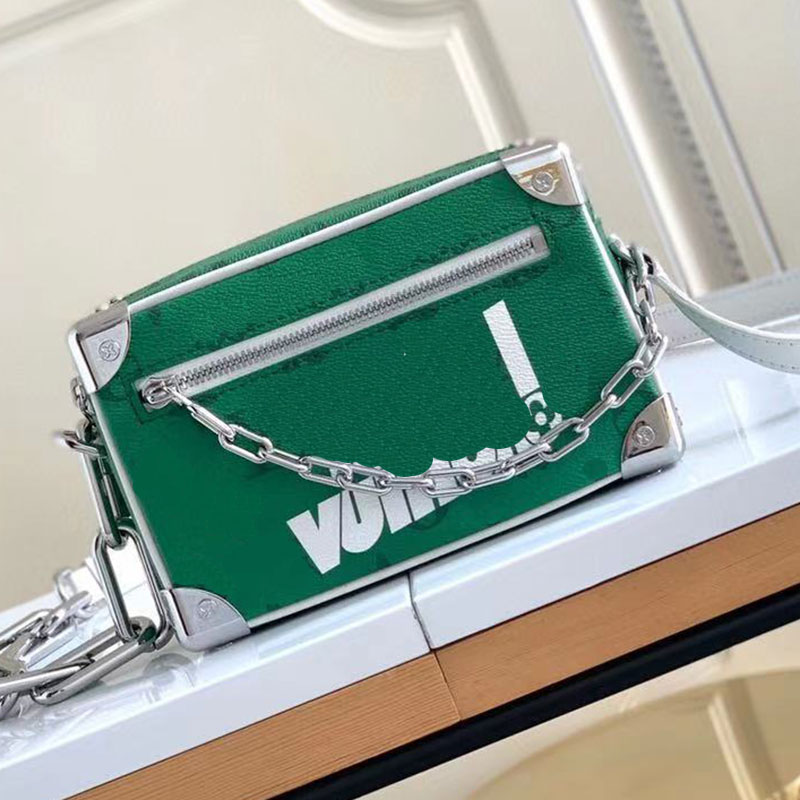 

women Luxurys Designers Bags Authentic Counter quality Original bill Crossbody M80816 Box bag super trend All-match Chain + shoulder strap F