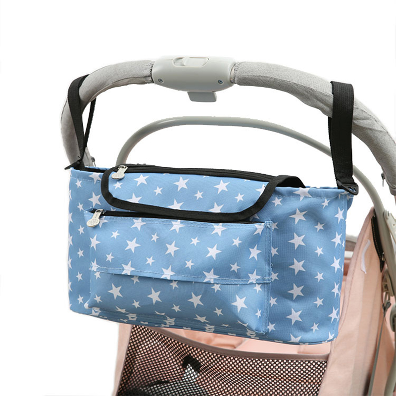 

Lunch Boxes Infant Cart Bag Multi-functional Mummy Bag Buggy Hanging Pouch Waterproof Mom And Baby Diaper, Multi-color
