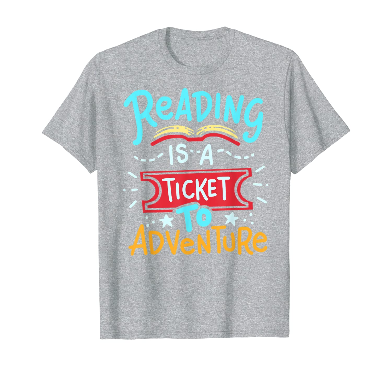 

reading adventure t-shirt student teacher book, White;black