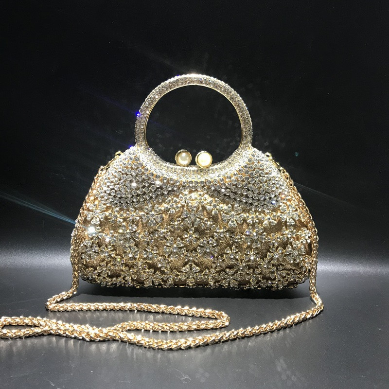 

Bling Bling Crystal Evening Clutch Bag for Women Girls Sparkling Bag Wedding Prom Party Club Purses Handbags, 23x12x6cm