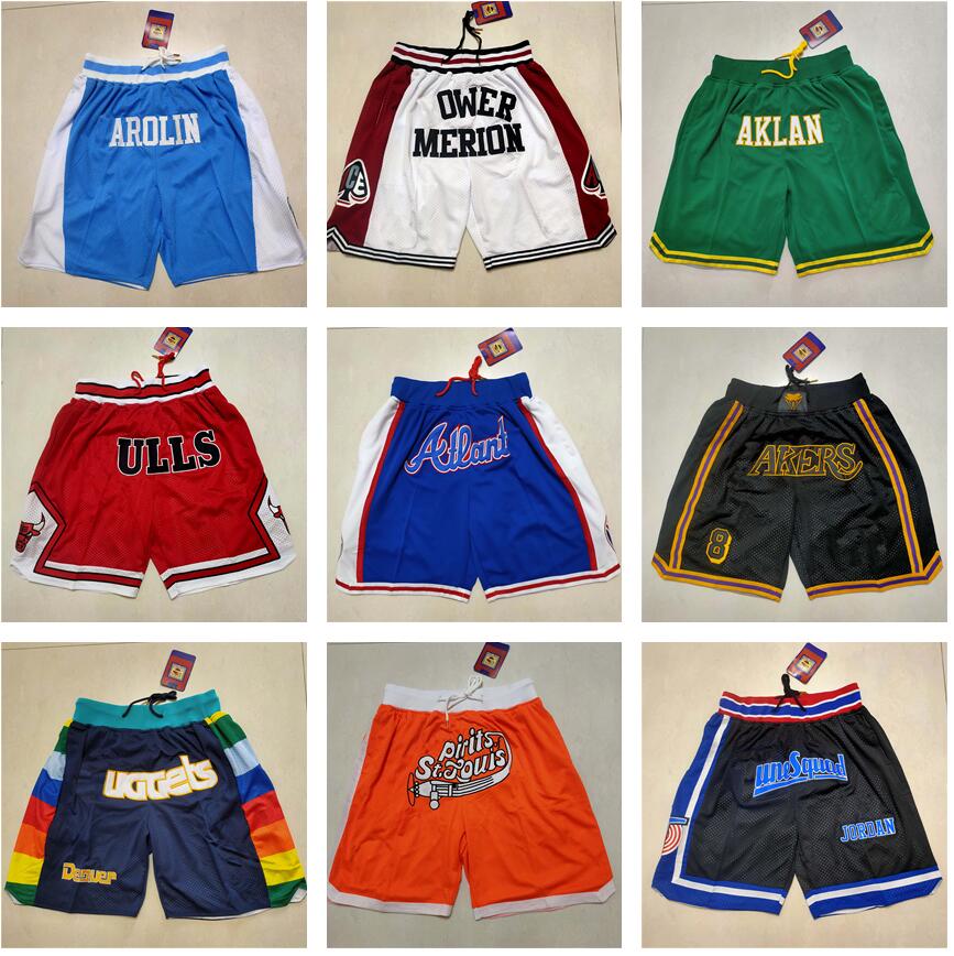 

Men' trend casual sports Atlanta Warriors bull Lakers Nuggets Shorts