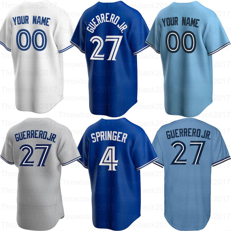 

Toronto Jerseys 15 Randal Grichuk 27 Vladimir Vlad Guerrero Jr. 6 Marcus Stroman 3 Brandon Drury 12 Roberto Alomar, Men/flexbase/white