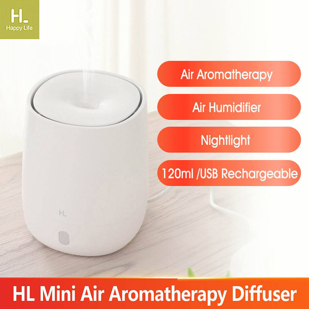 

HL Mini Air Humidifier Aroma Essential Oil Diffuser Aromatherapy USB Aroma Humidificador Mist Maker for Car Home