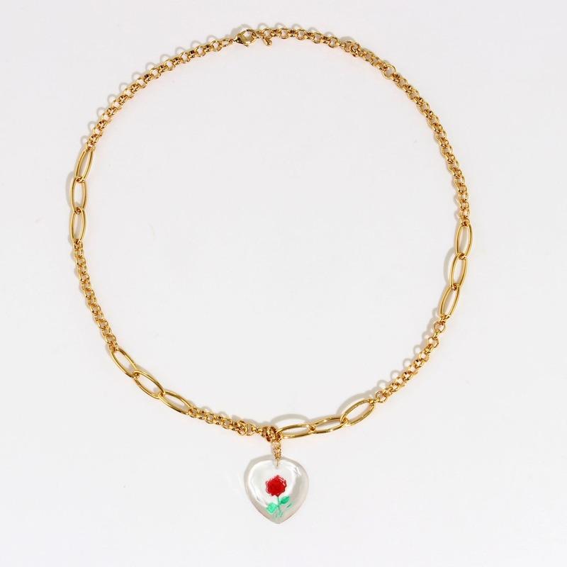 

Pendant Necklaces Europe And The United States 2021 Love Rose Necklace