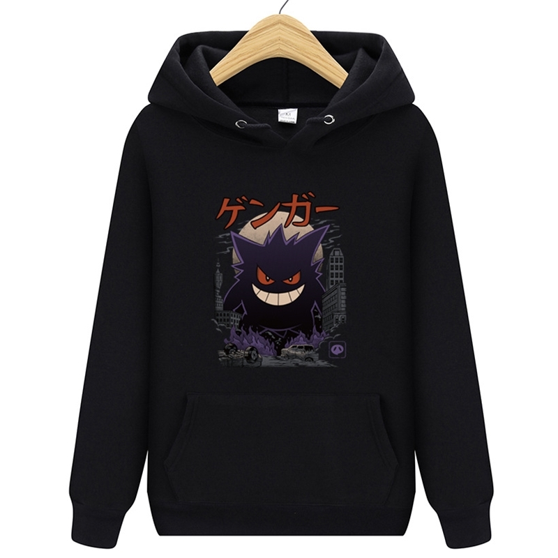 

Chao brand loose hooded sweater with velvet Pullover for men, White