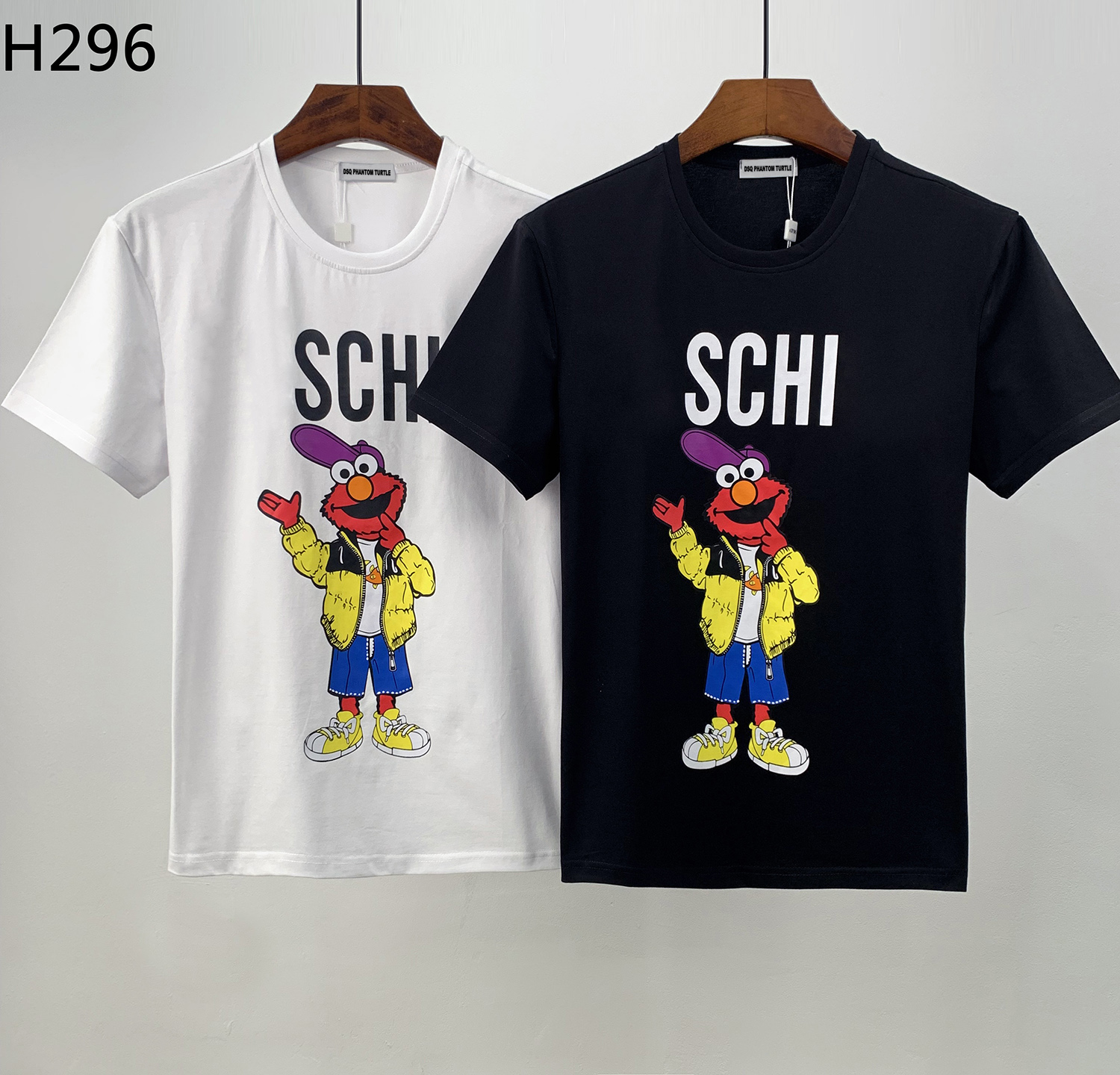 

DSQ PHANTOM TURTLE 2022SS New Mens Designer T shirt Italian fashion Tshirts Summer DSQ T-shirt Male High Quality 100% Cotton Tops 619179, Black