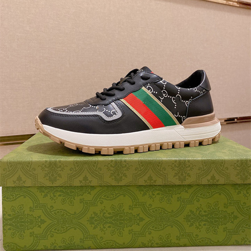 

Top Quality Casual Shoes Men Women Cow Leather Snake Ace Bee Tiger Letter G Pattern Embroidery Red Green Designer Dress Sneaker size 38-44, #01