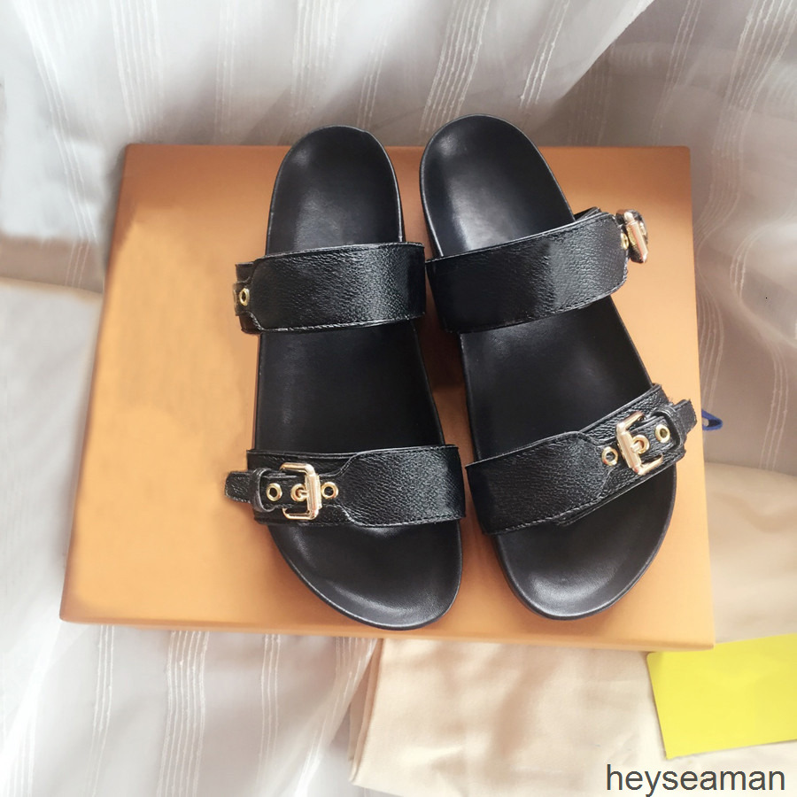 

Slippers bom Luxury dia flat mule Lady slipper Gentlemen Colorful Canvas Letter Anatomic Leather slide Model Designer slippers shoes 5KHR, 2# shoe box