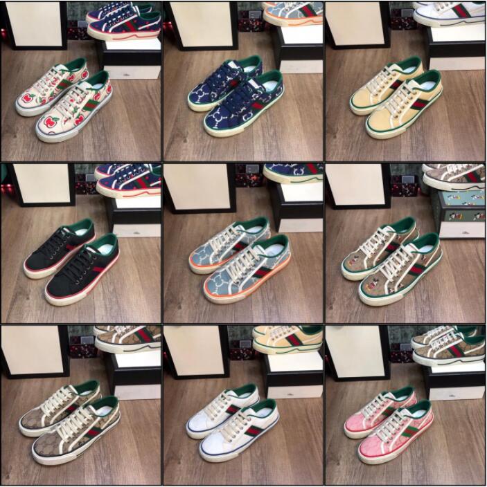

designer tennis sneakers shoes Men Women 1977 luxurys fashion casual ace bee tiger white stripes leather shoe 1970 size 35-47