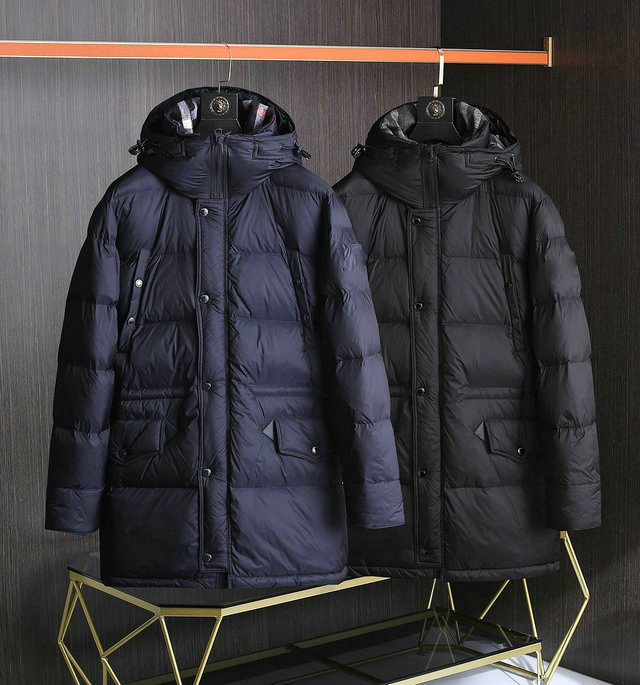 

Men's designer winter warm long down jacket couples of the same style