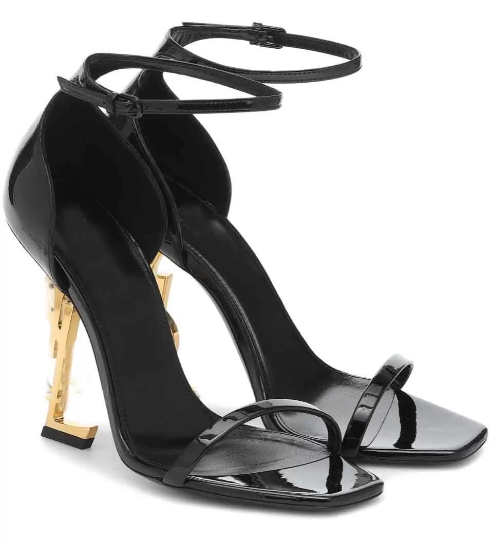 

Evening Bridal Weeding cassandra Sandals Shoes Women patent leather black red nude Pumps Point Toes Stiletto Heels Sandalias EU Qki women Sandals