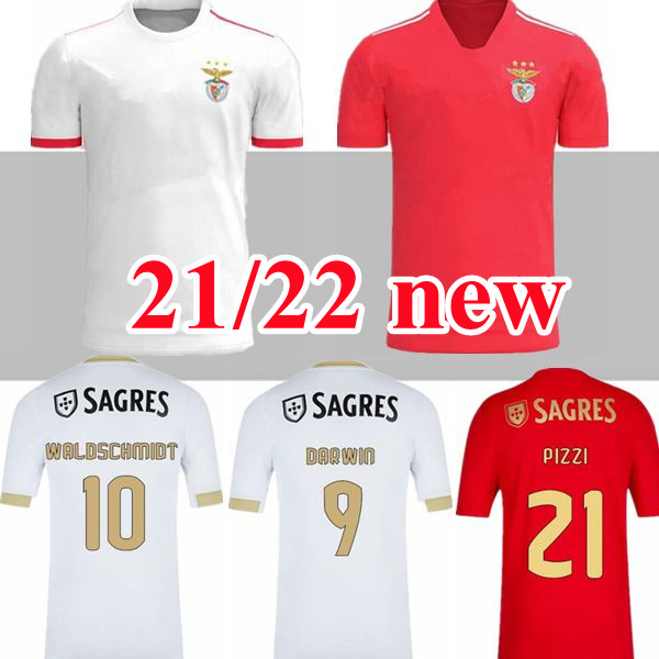 

2021 2022 Benfica PIZZI Soccer Jersey JONAS GABRIELB Camiseta SEFEROVIC ZIVKOVIC SALVIO ELISEU FEJSA 21 22 Football shirts, Black;yellow