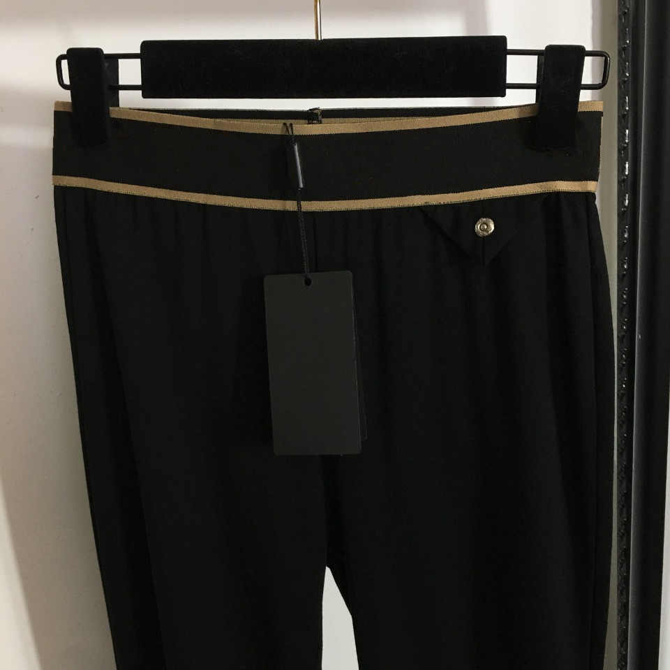 

Women Leggings Pants Capris New Autumn Pencil Frosted Stretch With Embroidered Letter Hugging Yoga, Extra shipping cost