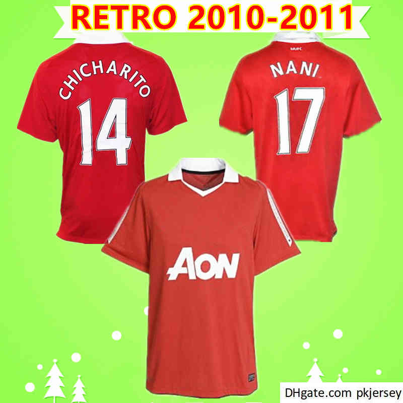 

Manchester ROONEY GIGGS MAN UTD RETRO soccer jerseys vintage OWEN 2010 2011 football Shirt Uniforms BERBATOV home RED NANI camiseta CHICHARITO, Black;yellow