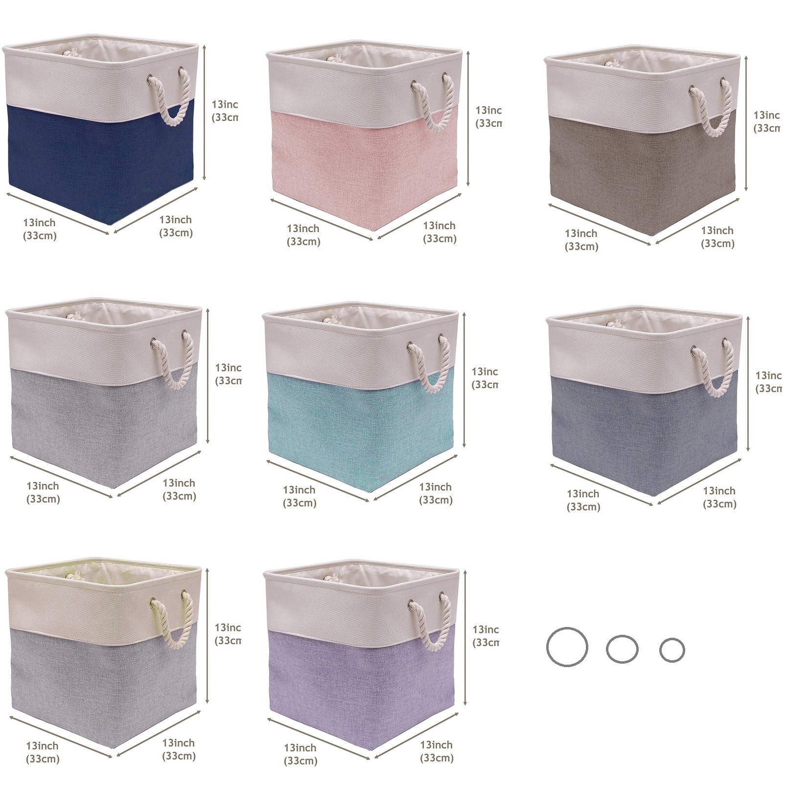 

New arge Cube Foding Storage Basket inen Fabric Storage Organizer Kids Toys Storage Box Shef Nursery Home Coset Cothes Bin