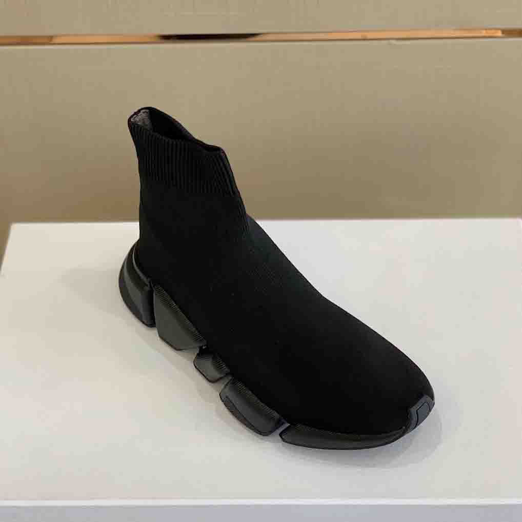 

Men Casual Shoes Boot Socks Black White Speed Trainer Woman Shoe Man Boots Stretch-Knit High Top Trainers Sneaker lace up High-Quality light