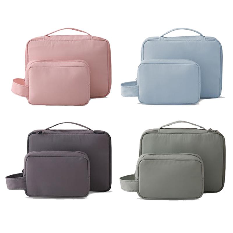 

Cosmetic Bags & Cases Q 1Pcs Portable Travel Bag Beautician Make Up Size M/L Waterproof Toiletry Organizer Makeup Pouch Purse Handbag, Pink m