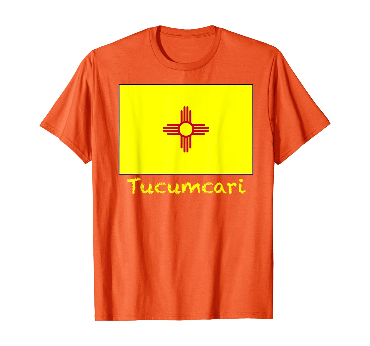 

Souvenir Tucumcari New Mexico T-Shirt, White;black