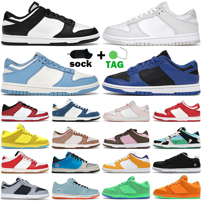 

2021 dunk Running Shoes men women fashion trainers White Black Hyper Cobalt Green Glow University Red Chicago Cherry Photon Dust dunks mens sneakers, #9