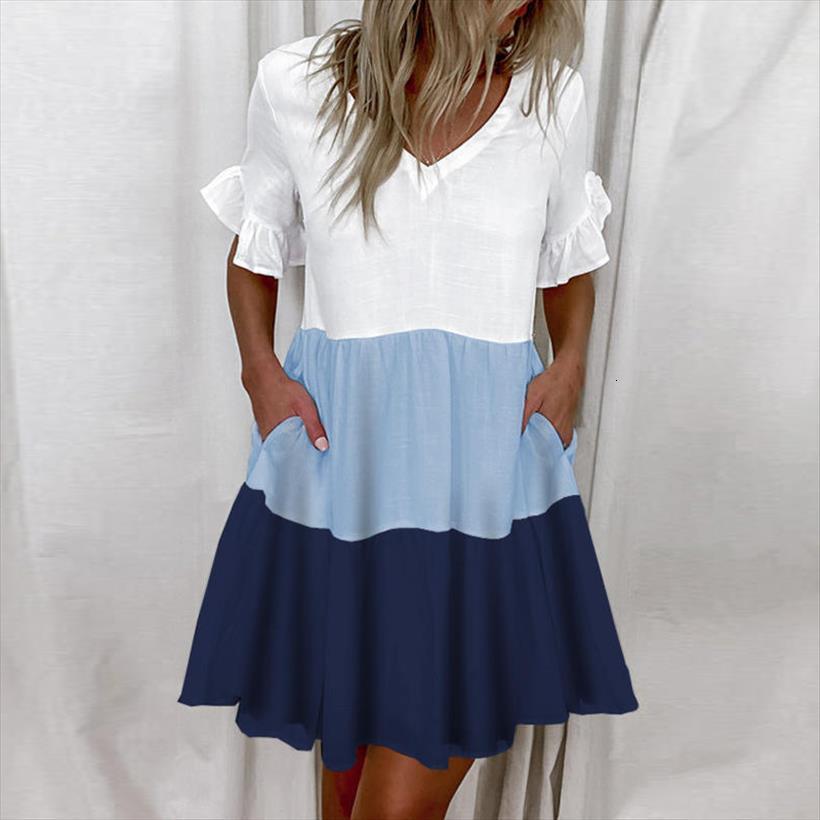 

elegant floral print ruffle womens dress mini casual short sleeve party ladies summer v neck dresses vestidos, Black;gray